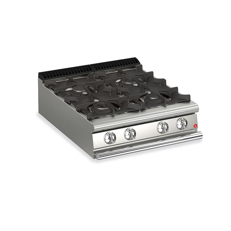 Plaque de cuisson - Top 4 feux vifs gaz - Gamme QUEEN 700 - Baron