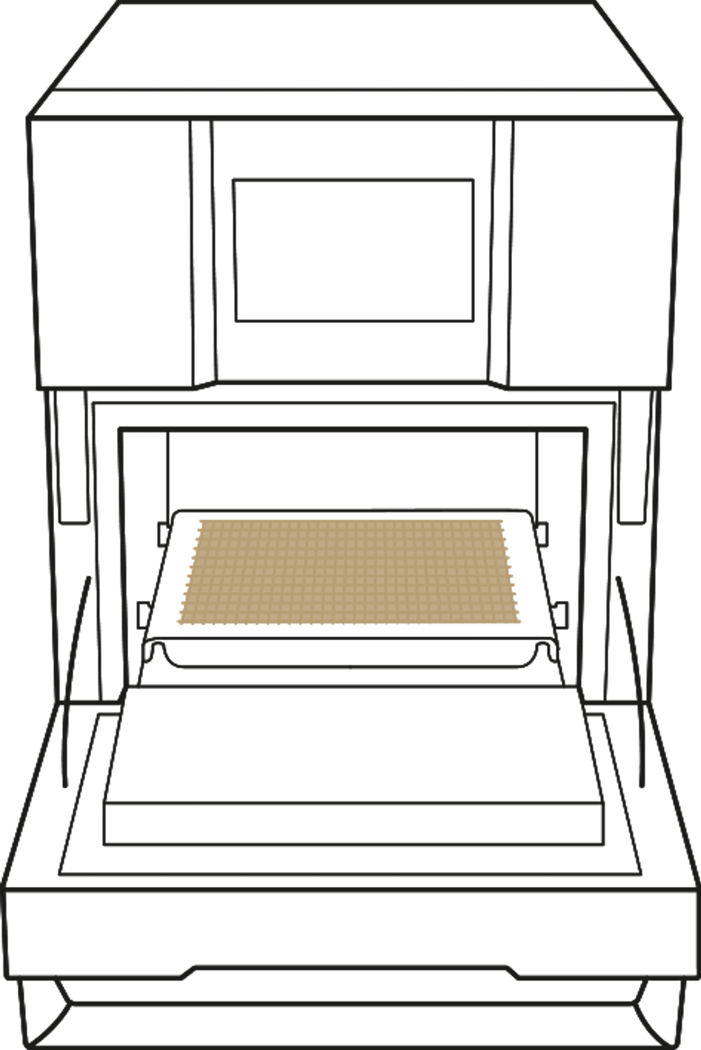 Grille en fibre de verre antiadhésive (UNOX XUC295)