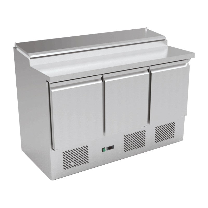 Saladette réfrigérée positive GN 1/1 444 L - Prof. 700 mm - 3 portes - Nosem