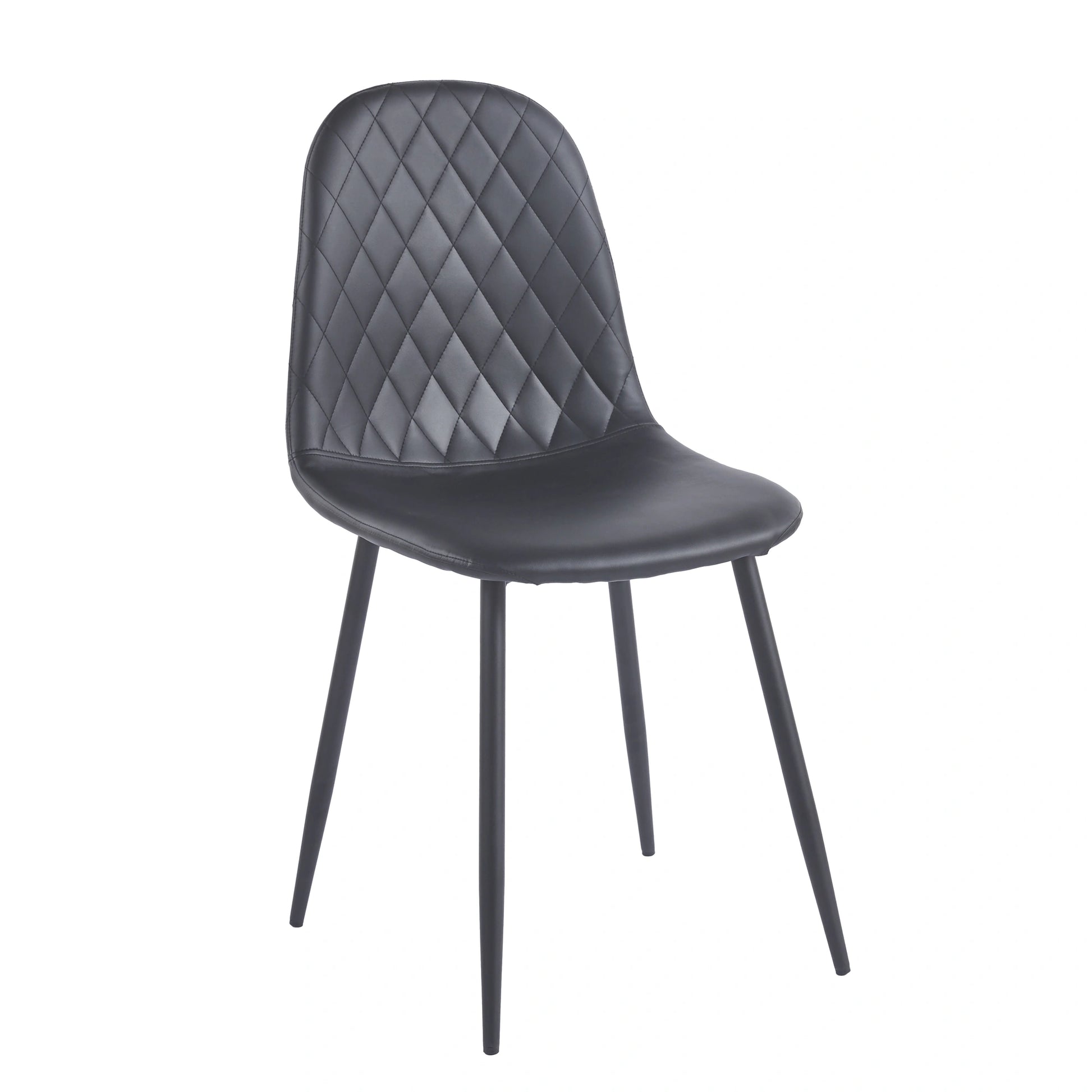 Chaise SIMP Simili-cuir - Noir