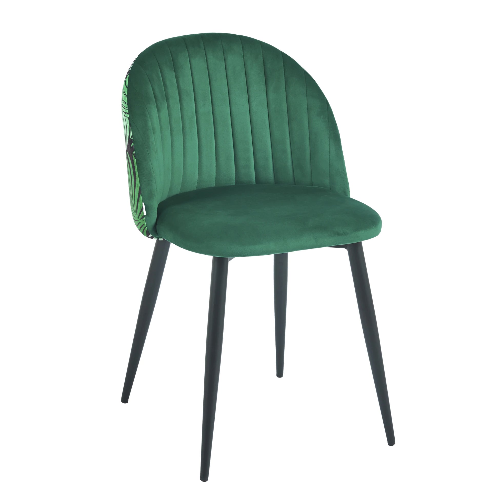 Chaise YUMI Floral - Vert