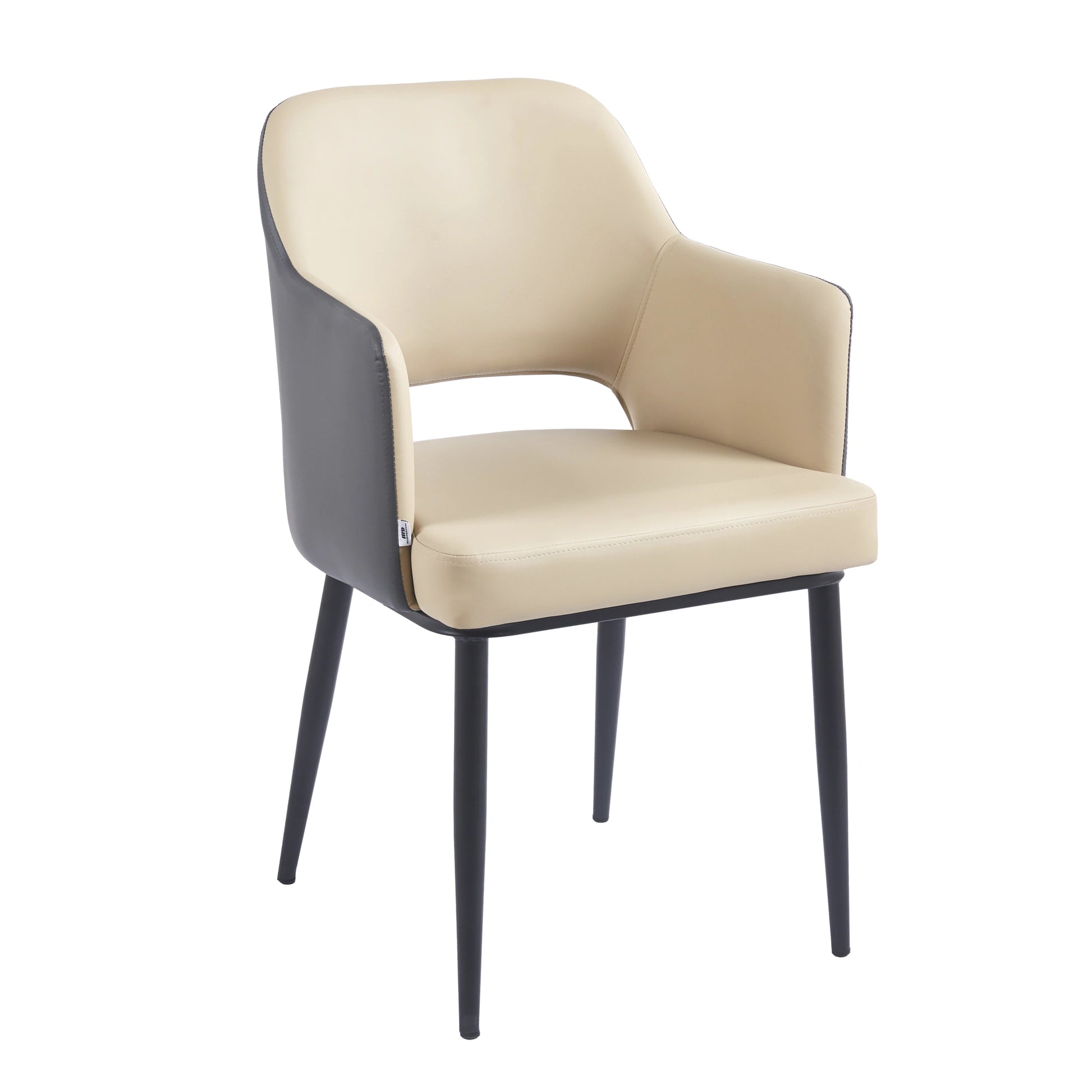 Chaise MAGGI Simili-cuir - Gris