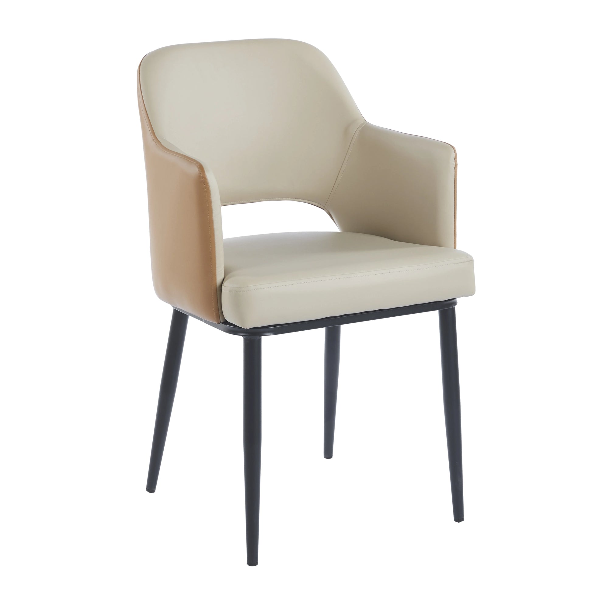 Chaise MAGGI Simili-cuir - Beige