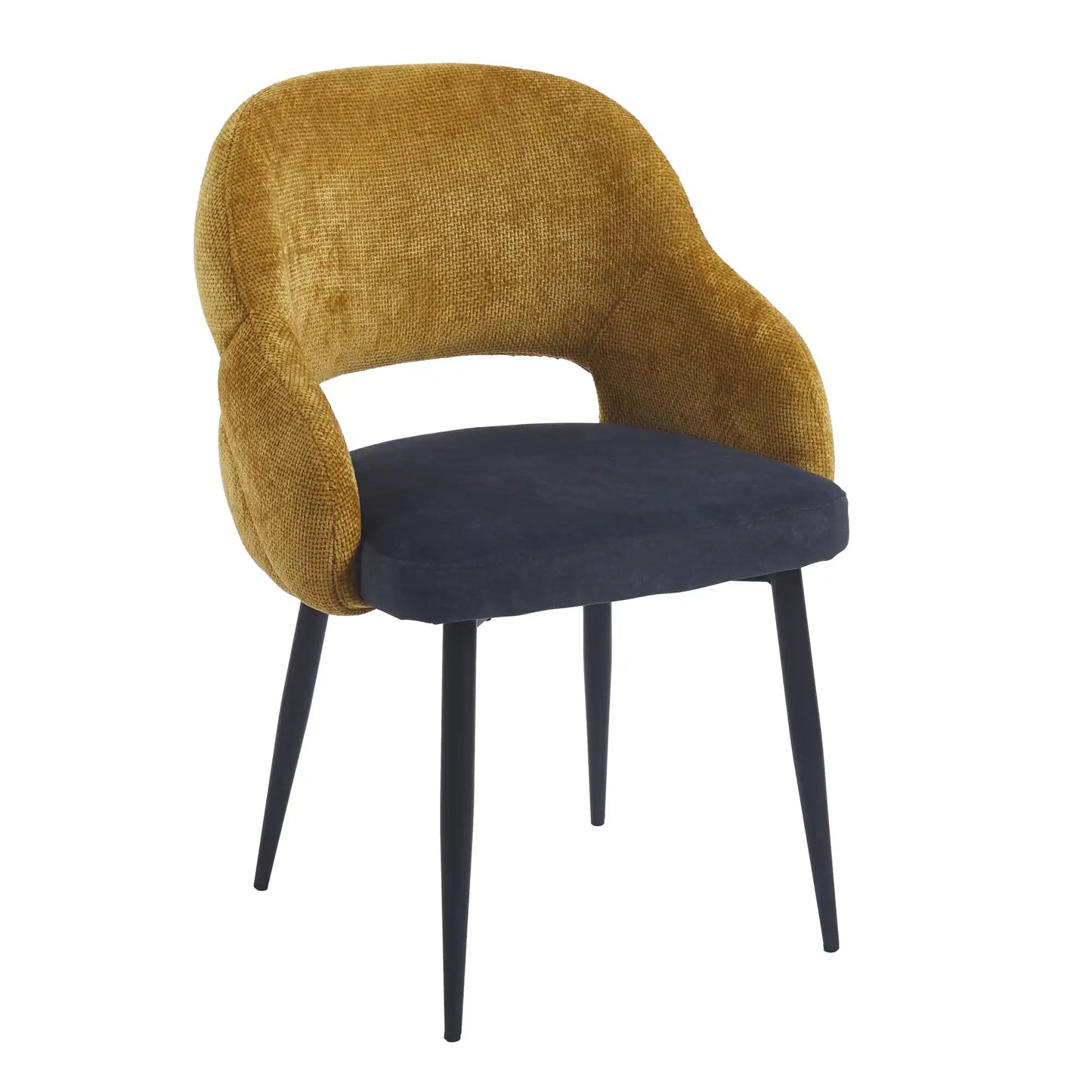 Chaise IRIS - MOSTAZA-AZUL OSCURO