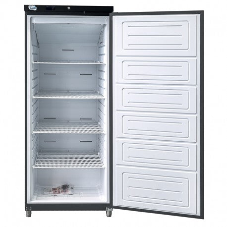 SOFRACOLD - Armoire réfrigérée noire - Porte pleine - Positive - 600 L - AE601PB
