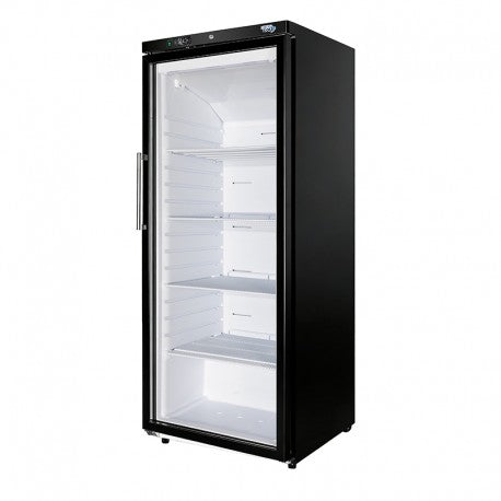 SOFRACOLD - Armoire réfrigérée positive - Finition noire - Porte vitrée - 400 L - AE401PVB