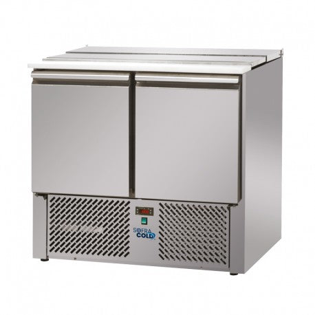 SOFRACOLD - Mini saladette - 2 portes - GN 1/1 - 220 L - SRM2P