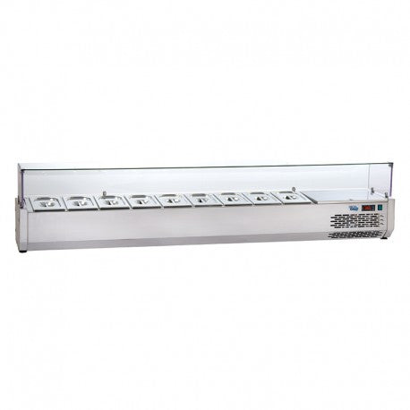 SOFRACOLD - Vitrine réfrigérée pour tables à pizza GN 1/4 - VR204V-2