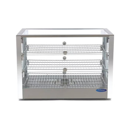 Vitrine chaude - 115 L - 70 cm - 3 étagères