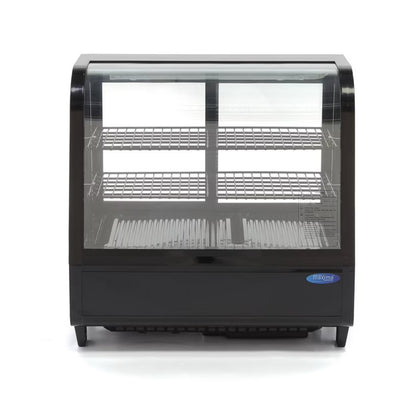 Vitrine à gâteaux - 100 L - 68 cm - porte coulissante arrière