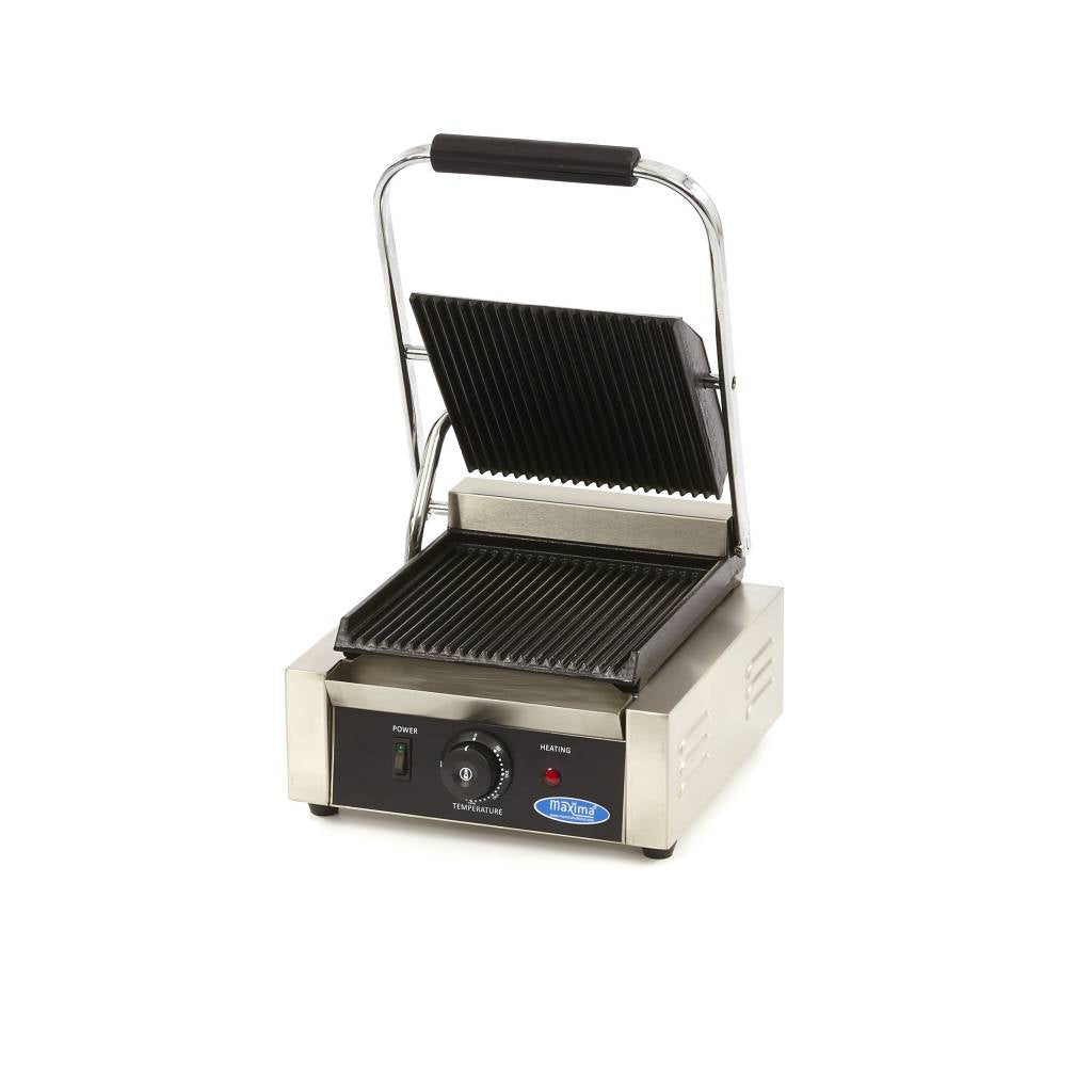 Grill Panini - rainuré - Plancha simple - 22 cm