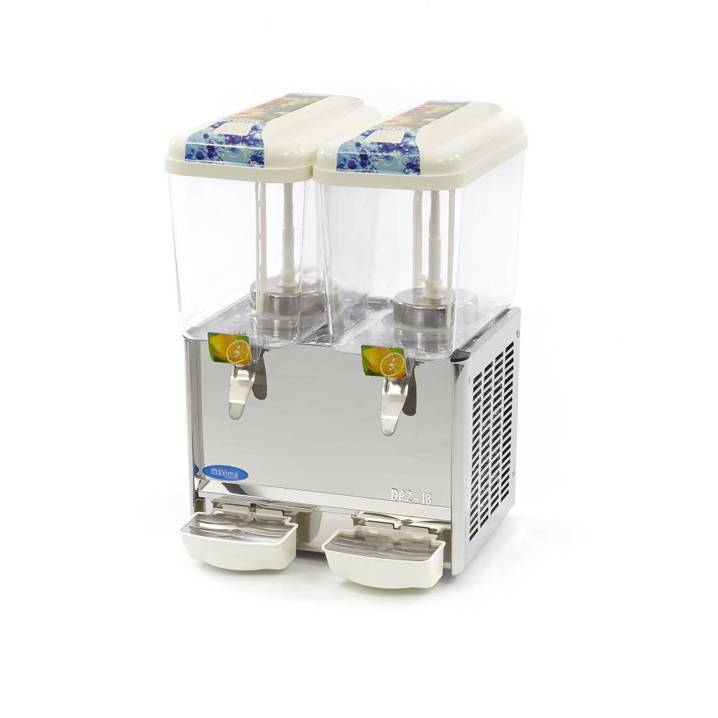 Distributeur à boissons - 2 x 18 L -  électrique - incl mécanisme d'agitation