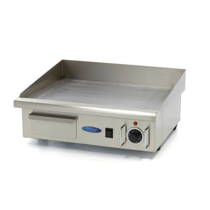 Plancha - lisse - 55 cm - incl plateau d'égouttementl