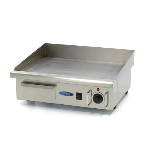 Plancha - lisse - 55 cm - incl plateau d'égouttementl