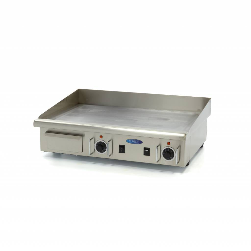Plancha - lisse - 73 cm - incl plateau d'égouttement - 400V