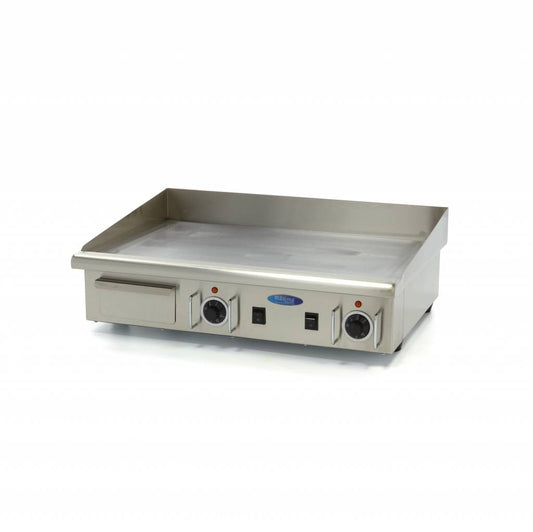 Plancha - lisse - 73 cm - incl plateau d'égouttement - 400V