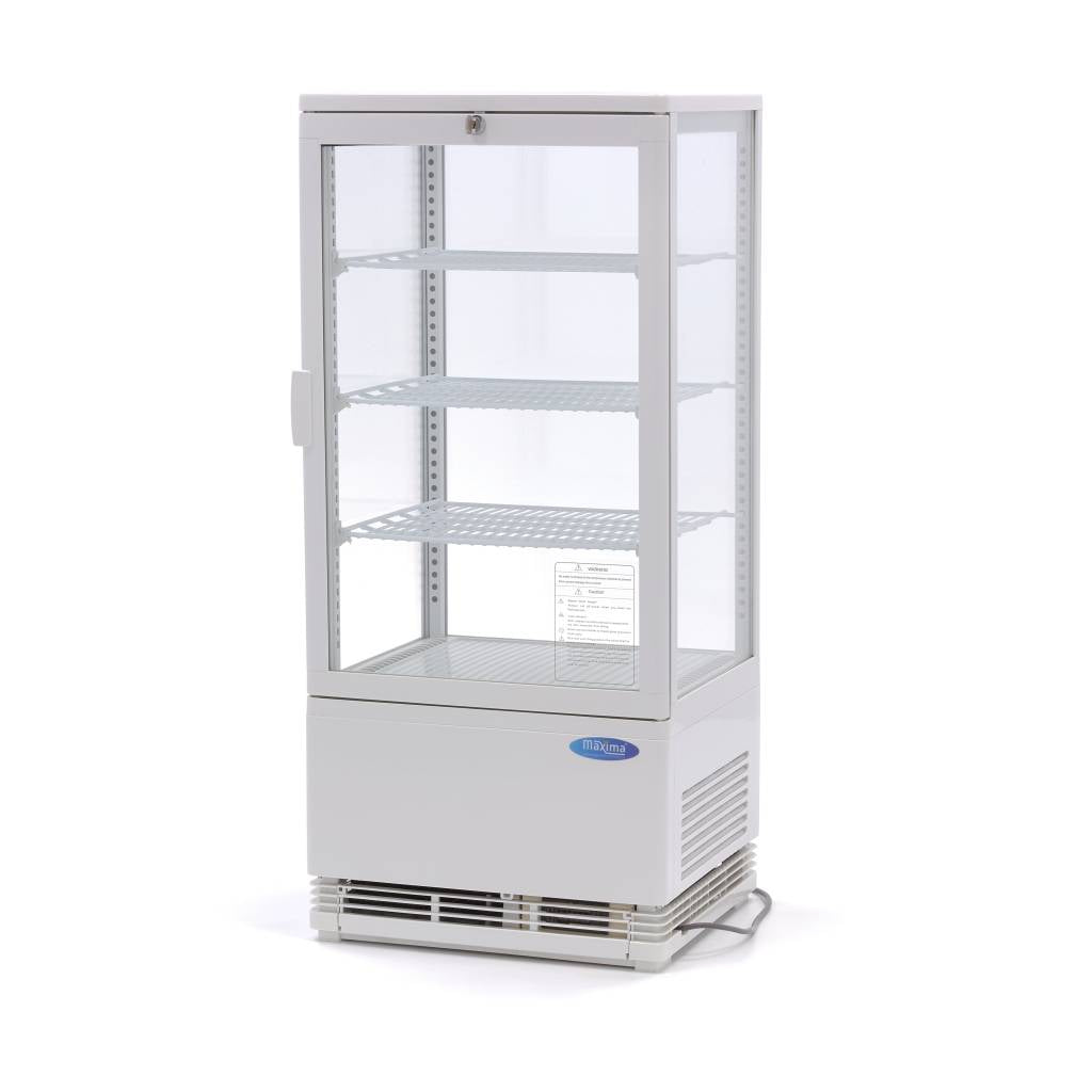 Vitrine réfrigérée 78 L blanc