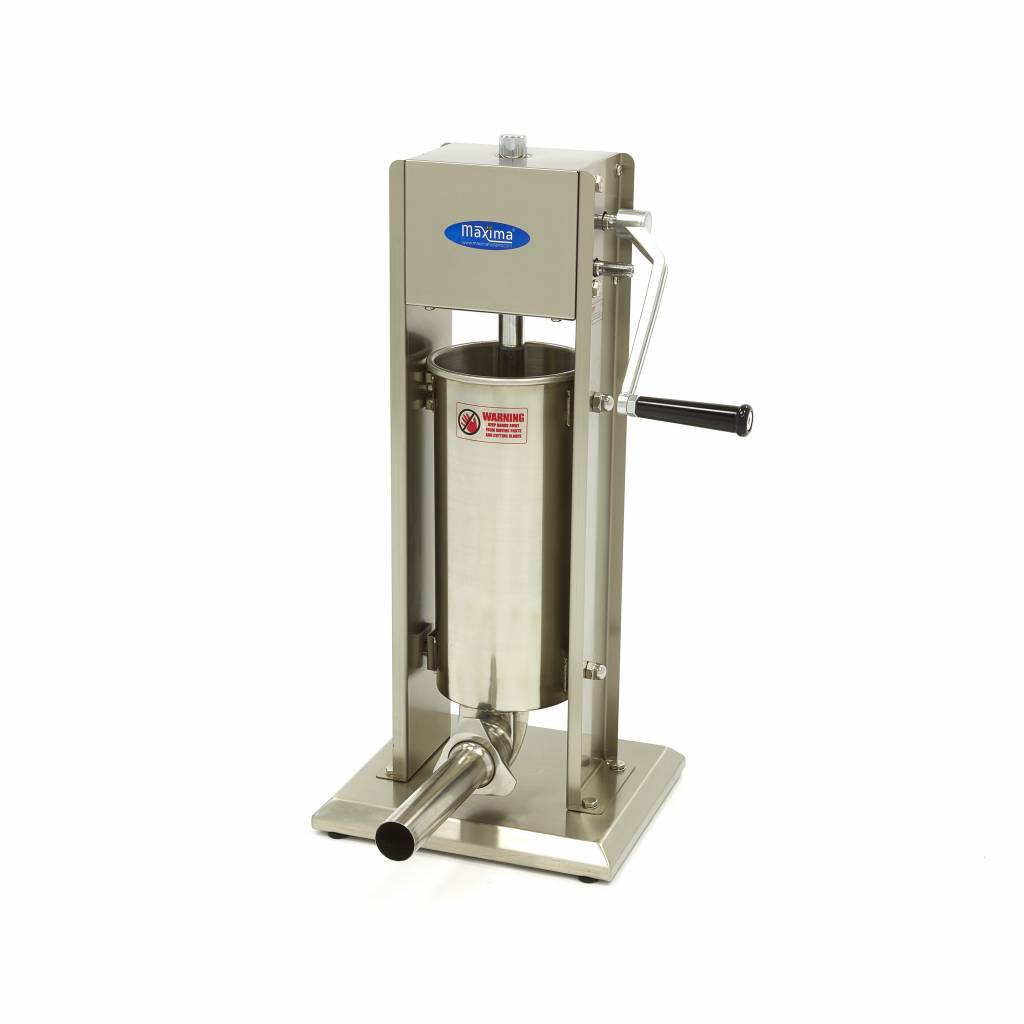 Poussoir à saucisses - 5 L - verticale - incl 4 tubes de remplissage