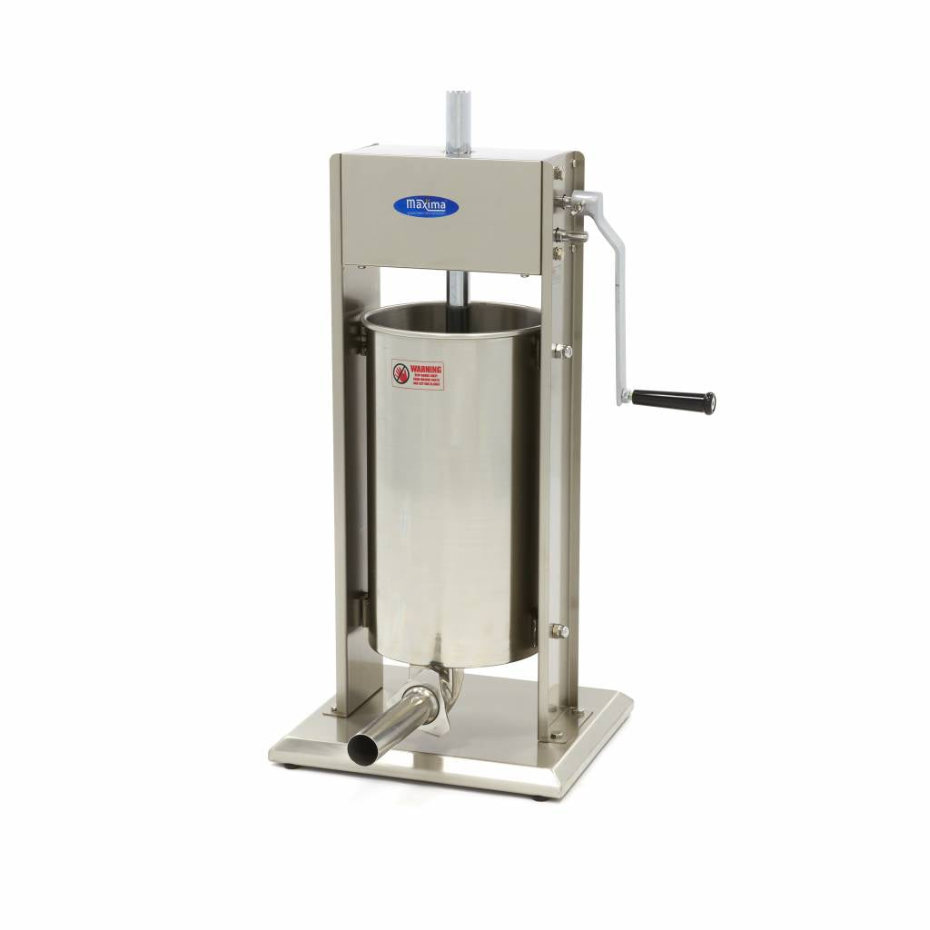 Poussoir à saucisses - 15 L - verticale - incl 4 tubes de remplissage