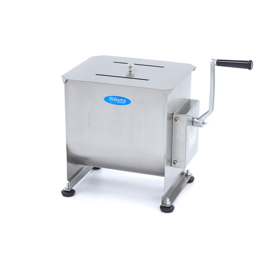 Mélangeur à viande - 20 L - 16 kg viande - axle unique - manuel