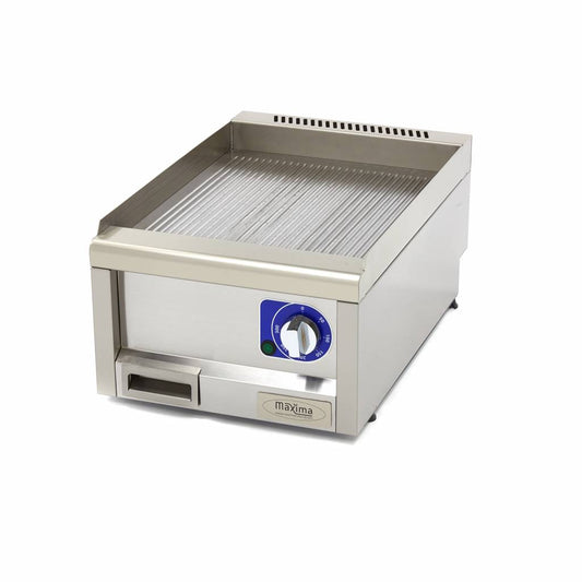 Plancha - rainuré - unité simple - profondeur 60 cm - électrique - 400V