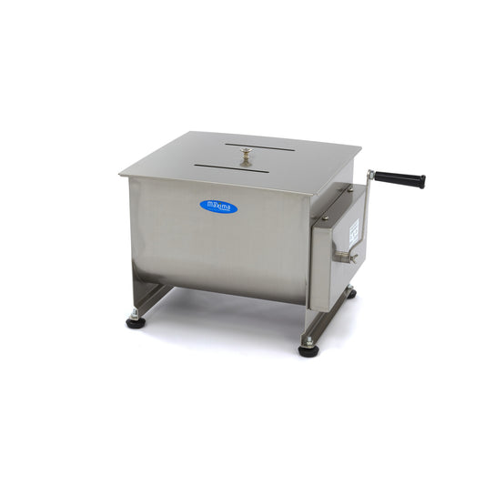Mélangeur à viande - 30 L - 25 kg viande - axle double - manuel
