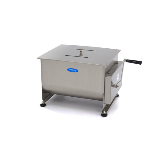Mélangeur à viande - 40 L - 35 kg viande - axle double - manuel