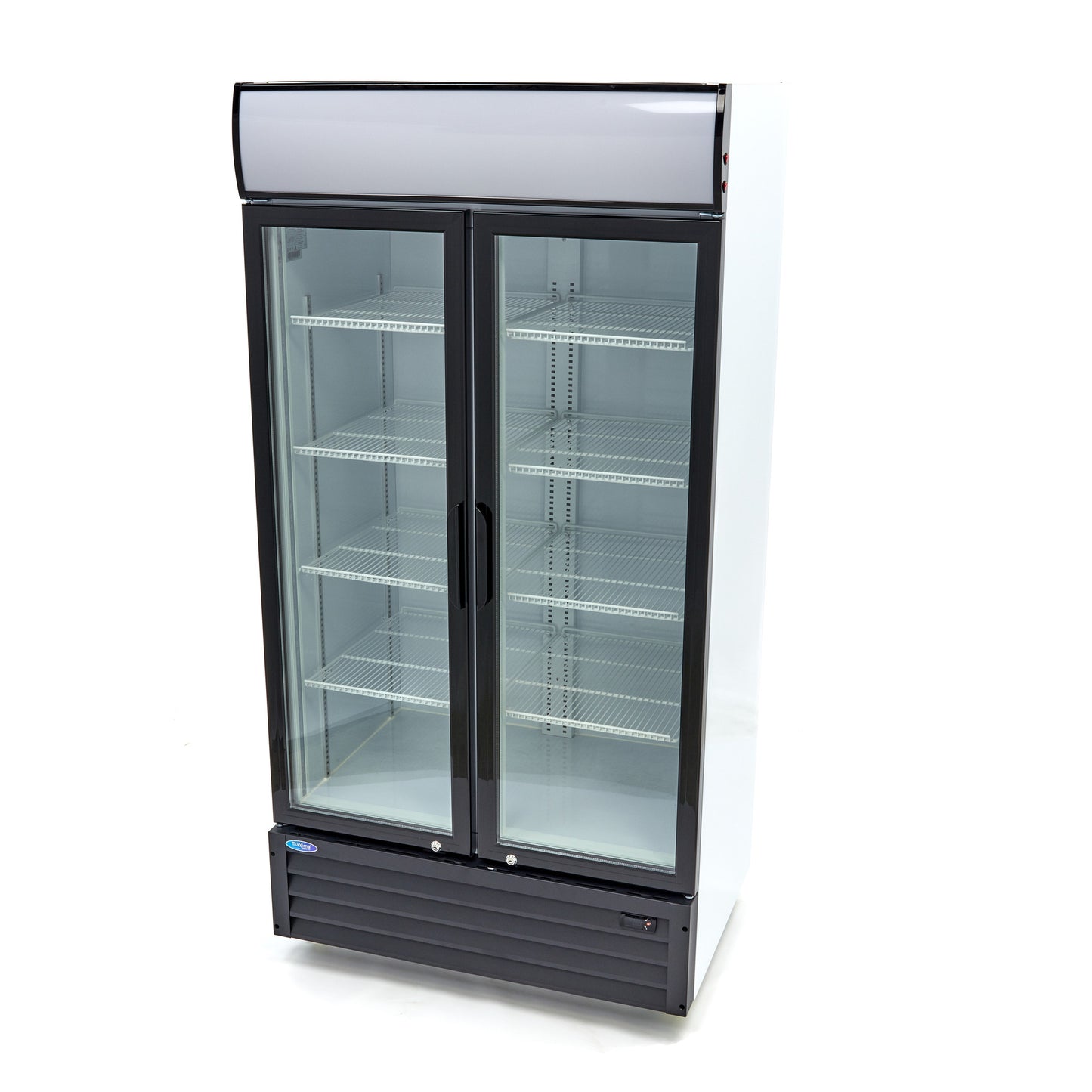 Armoire à boissons - Double portes - 800 L - 8 étagères réglables