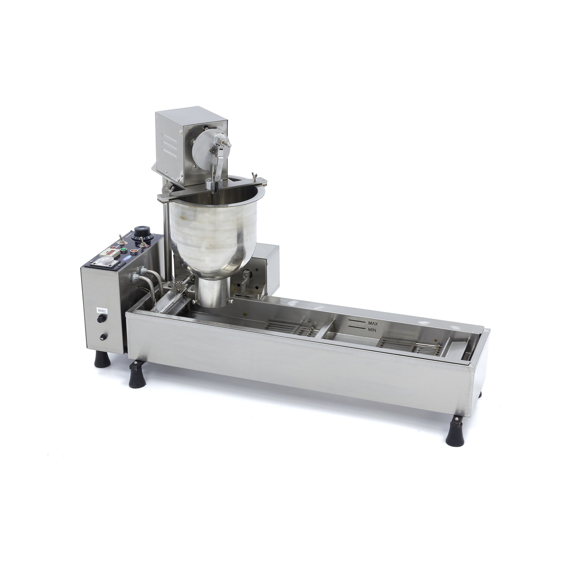 Machine à donuts - 450 donuts/h - automatique - friteuse avec système de retournement
