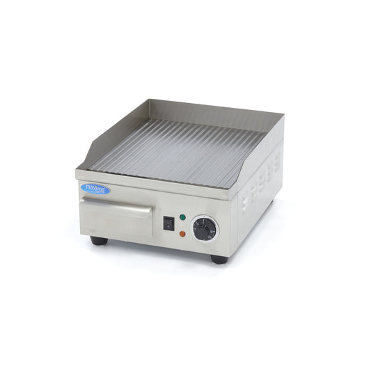 Plancha - rainuré - 36 cm - incl plateau d'égouttement