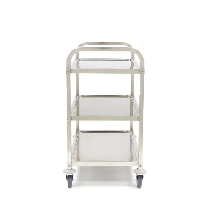 Chariot en acier inoxydable - 3 étagères
