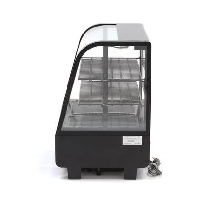 Vitrine à gâteaux - 100 L - 68 cm - porte coulissante arrière