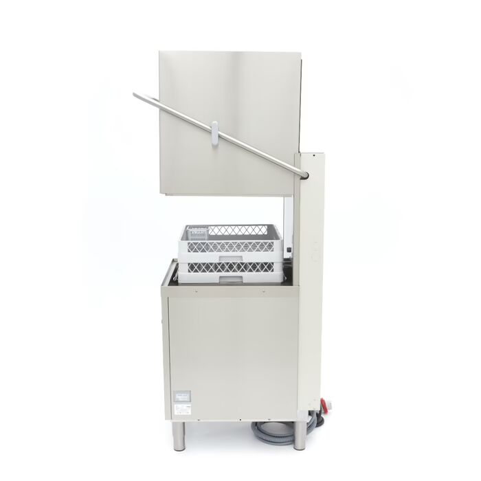 Lave-vaisselle à capot - 50x50cm - avec pompes de vidange, de rinçage et de savon - 400V