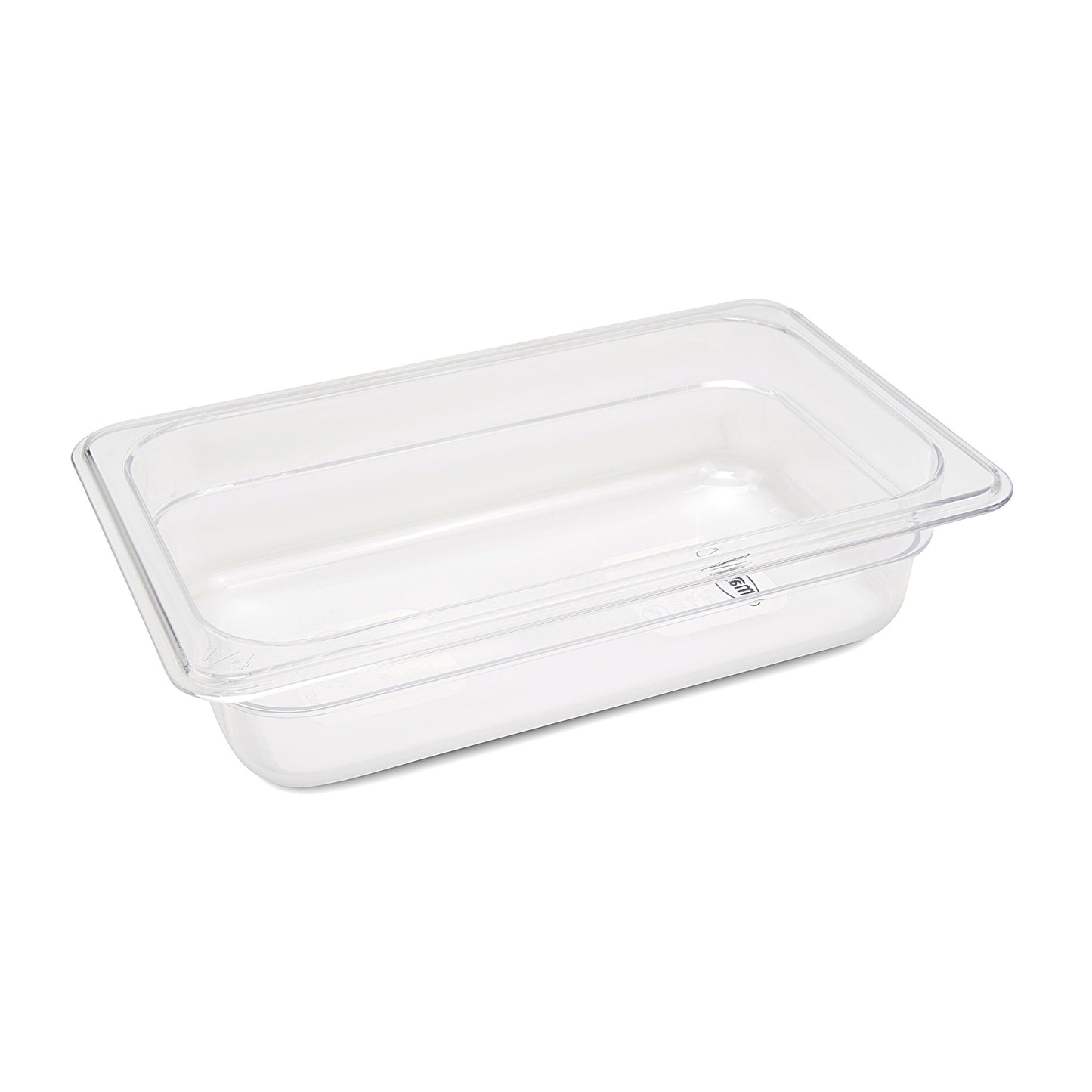 Bac gastronorm - 1/4 GN - profondeur 6,5 cm - polycarbonate