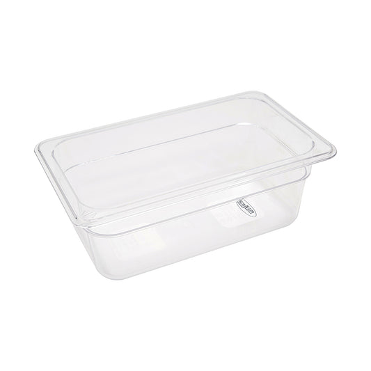 Bac gastronorm - 1/4 GN - profondeur 10 cm - polycarbonate