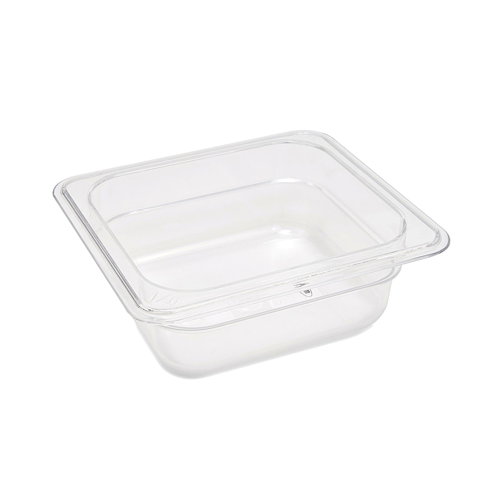 Bac gastronorm - 1/6 GN - profondeur 6,5 cm - polycarbonate