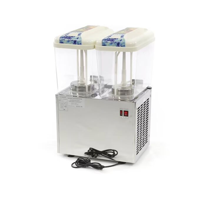 Distributeur à boissons - 2 x 18 L -  électrique - incl mécanisme d'agitation