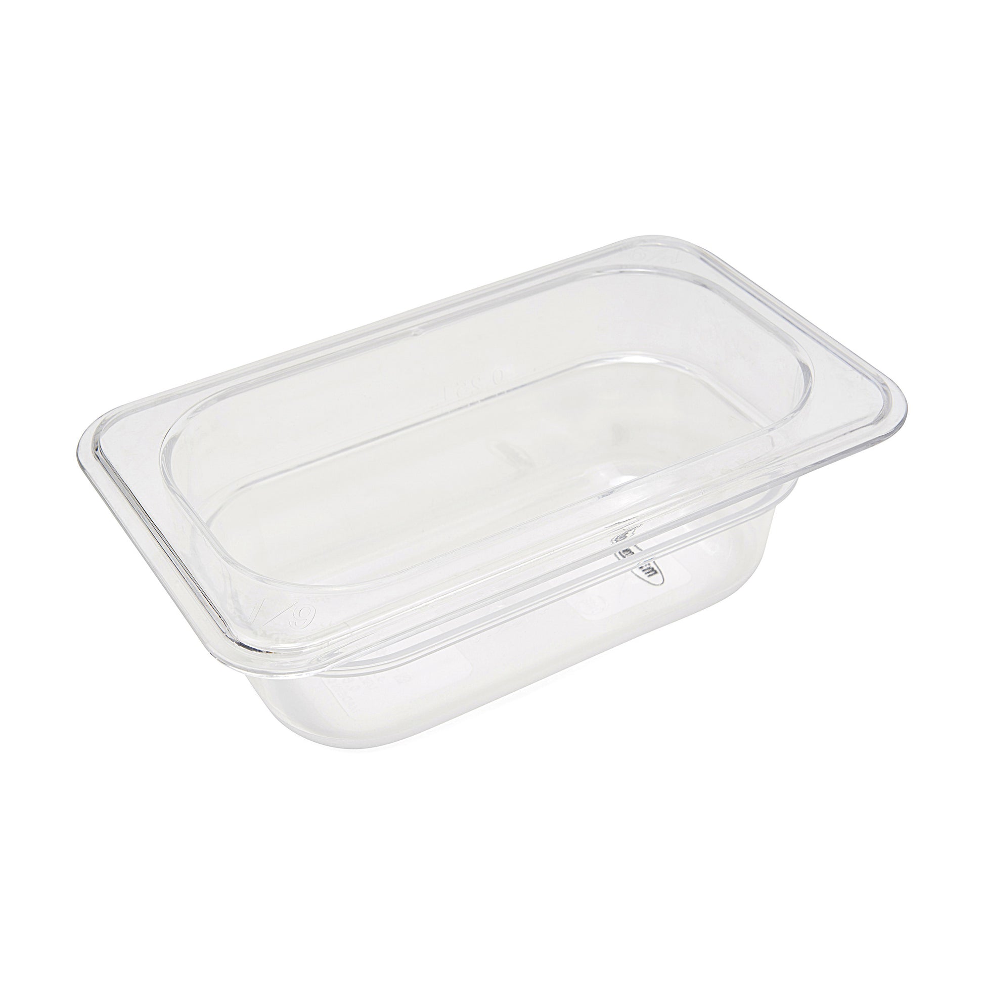 Bac gastronorm - 1/9 GN - profondeur 6,5 cm - polycarbonate