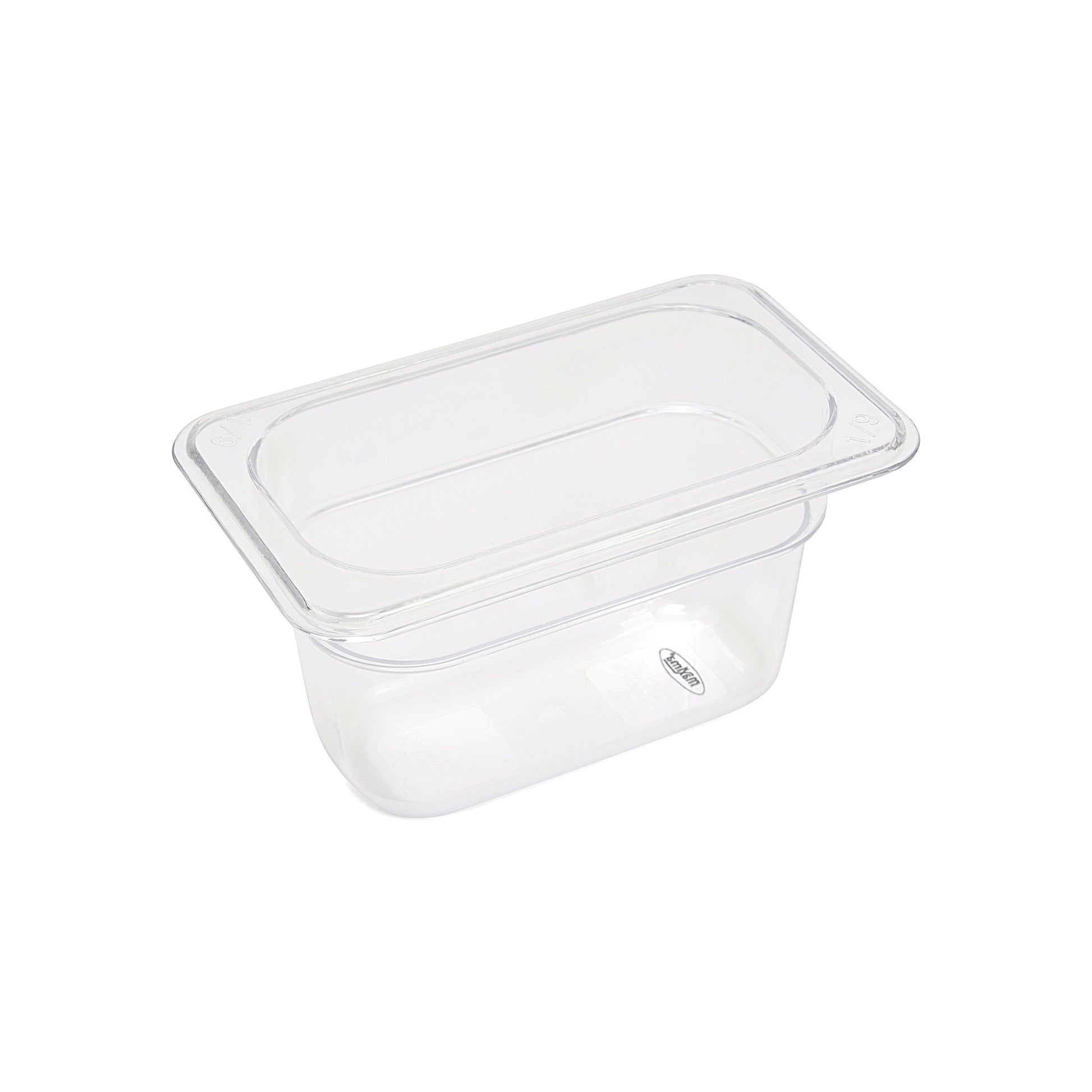 Bac gastronorm - 1/9 GN - profondeur 10 cm - polycarbonate