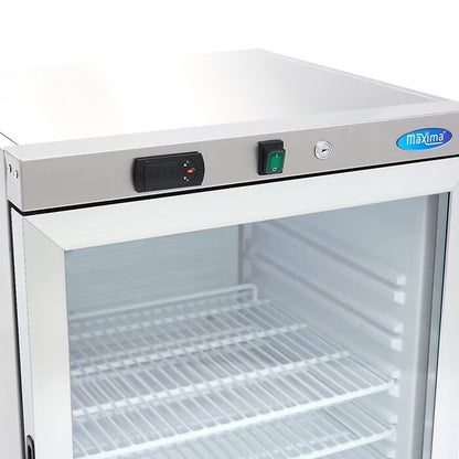 Table Top - 200 L - acier inoxydable - avec porte en verre