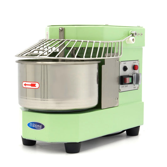 Pétrin à spirale / pétrin à pâte - 8 L - 4,5 kg de pâte - vert