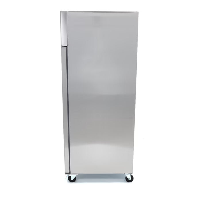 Armoire positive - 600 L - 3 étagères réglables (2/1 GN) - sur roulettes - incl étagères