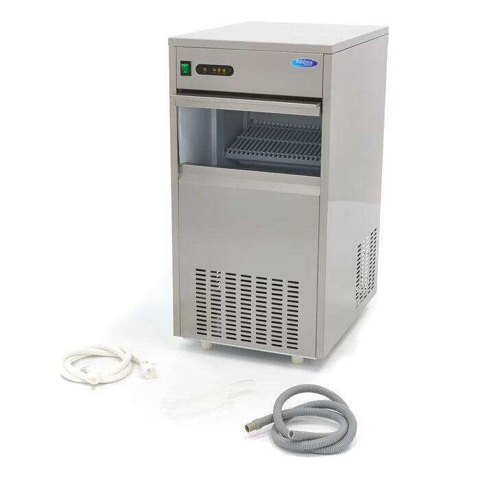 Machine à glaçons - 60 kg/jour - glaçons creux - refroidissement par air