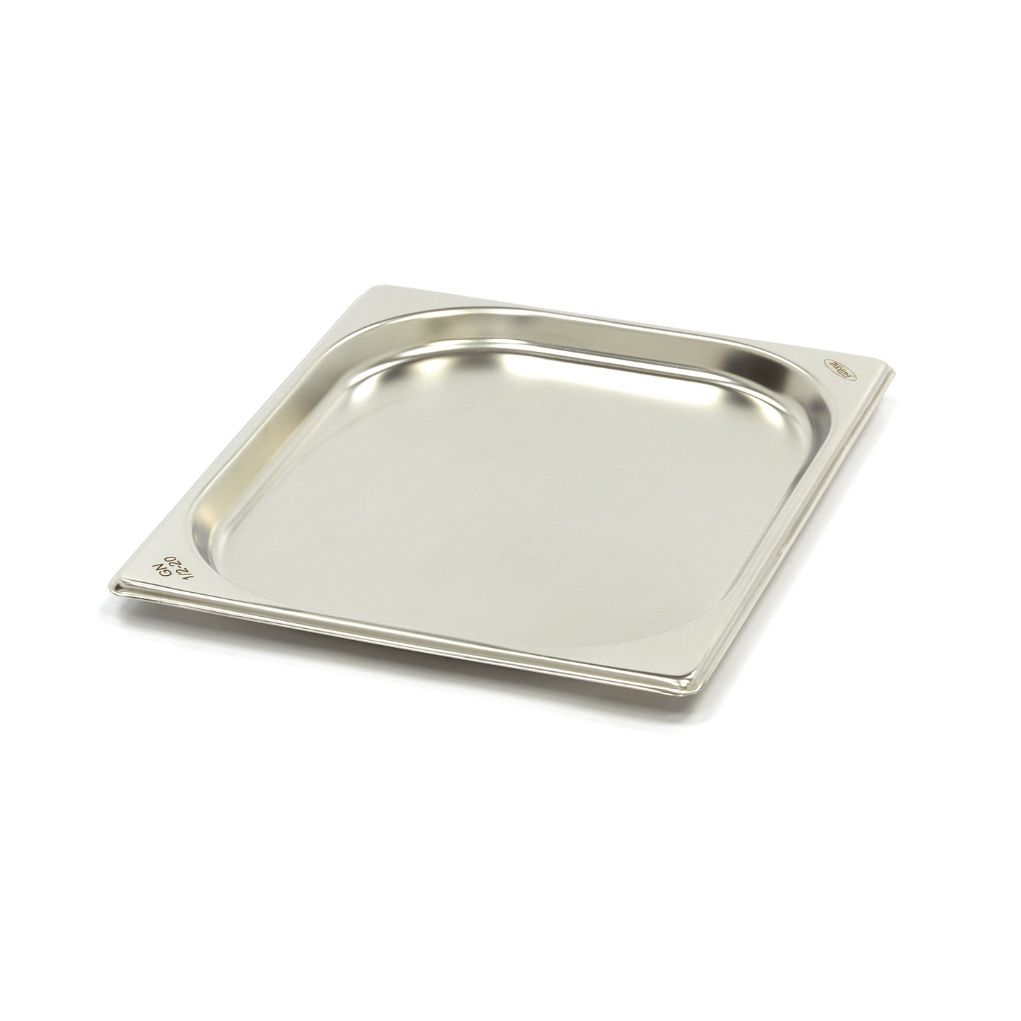 Bac gastronorm - 1/2 GN - profondeur 2 cm - acier inoxydable