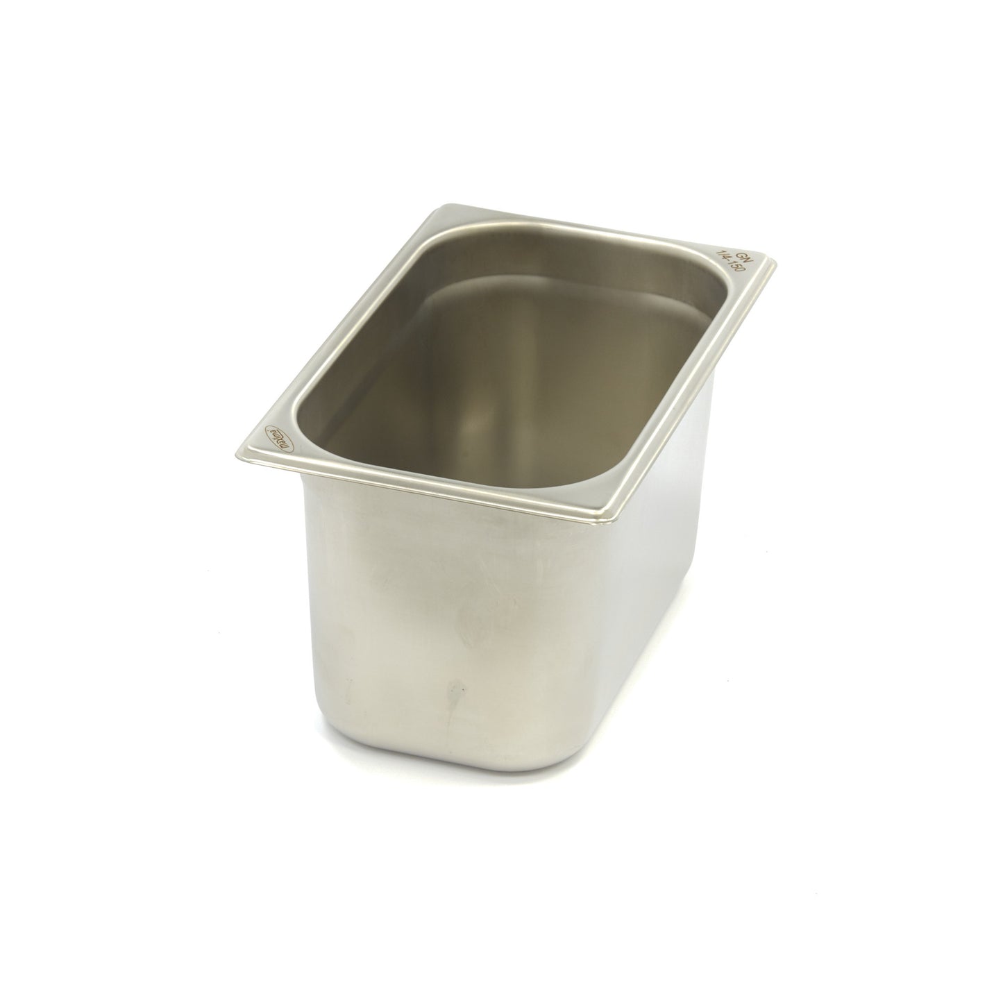 Bac gastronorm - 1/4 GN - profondeur 15 cm - acier inoxydable