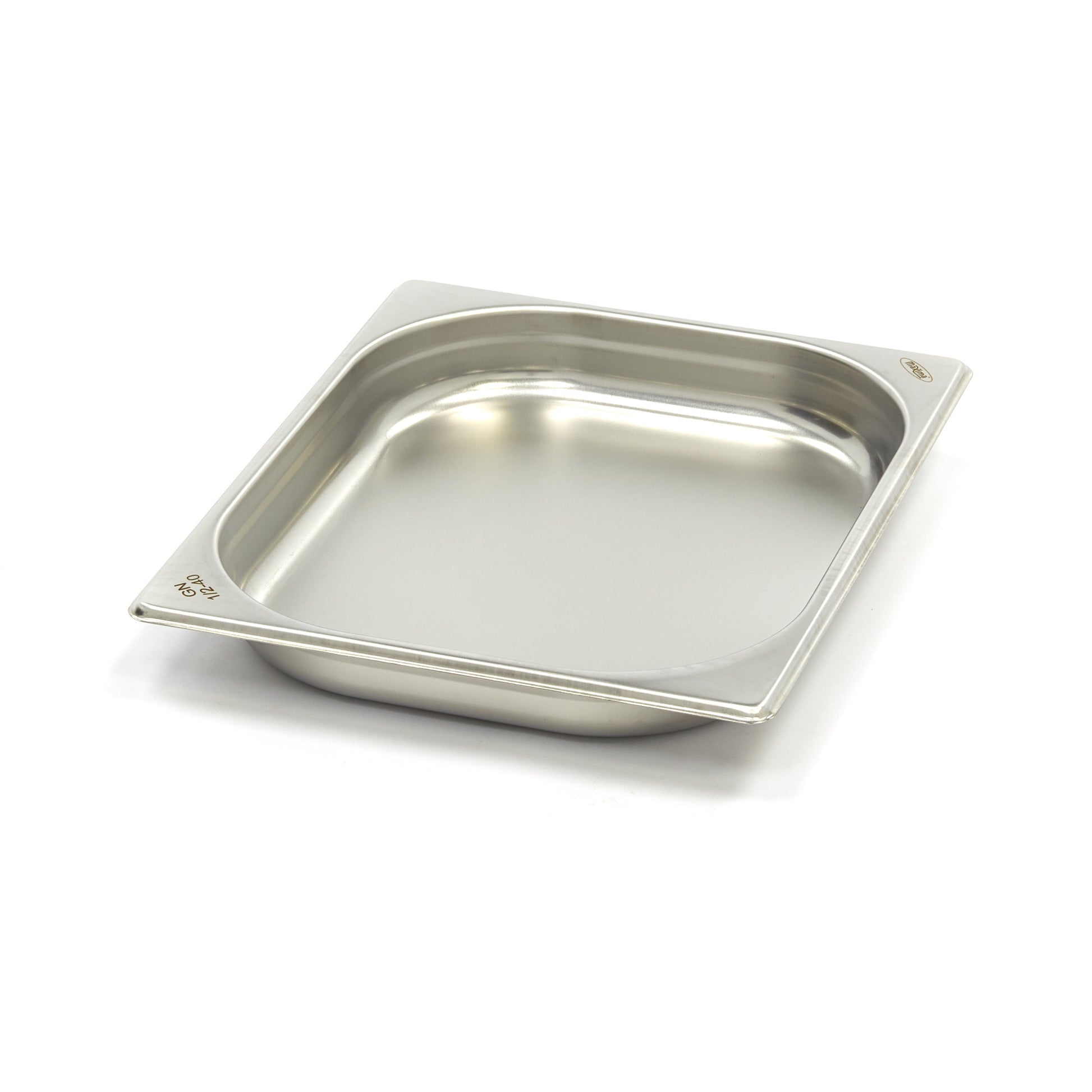 Bac gastronorm - 1/2 GN - profondeur 4 cm - acier inoxydable