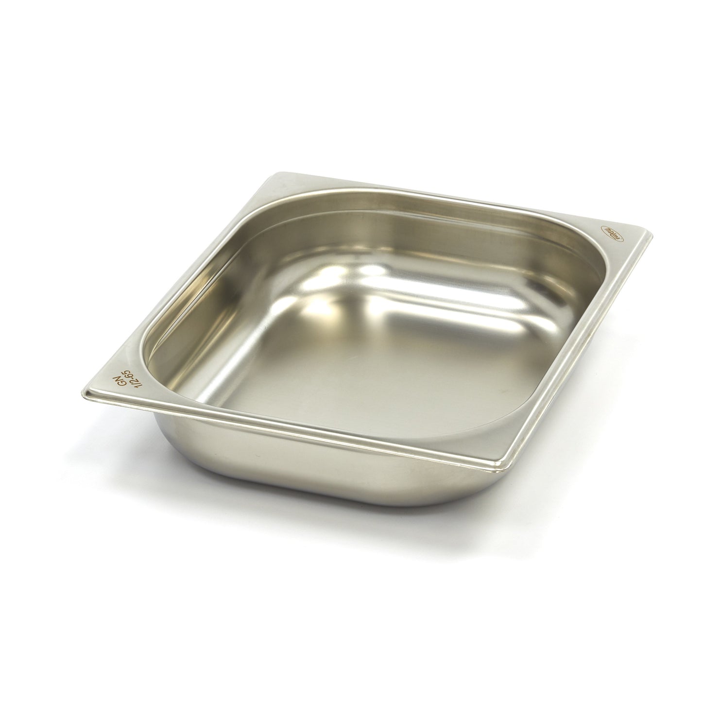 Bac gastronorm - 1/2 GN - profondeur 6,5 cm - acier inoxydable