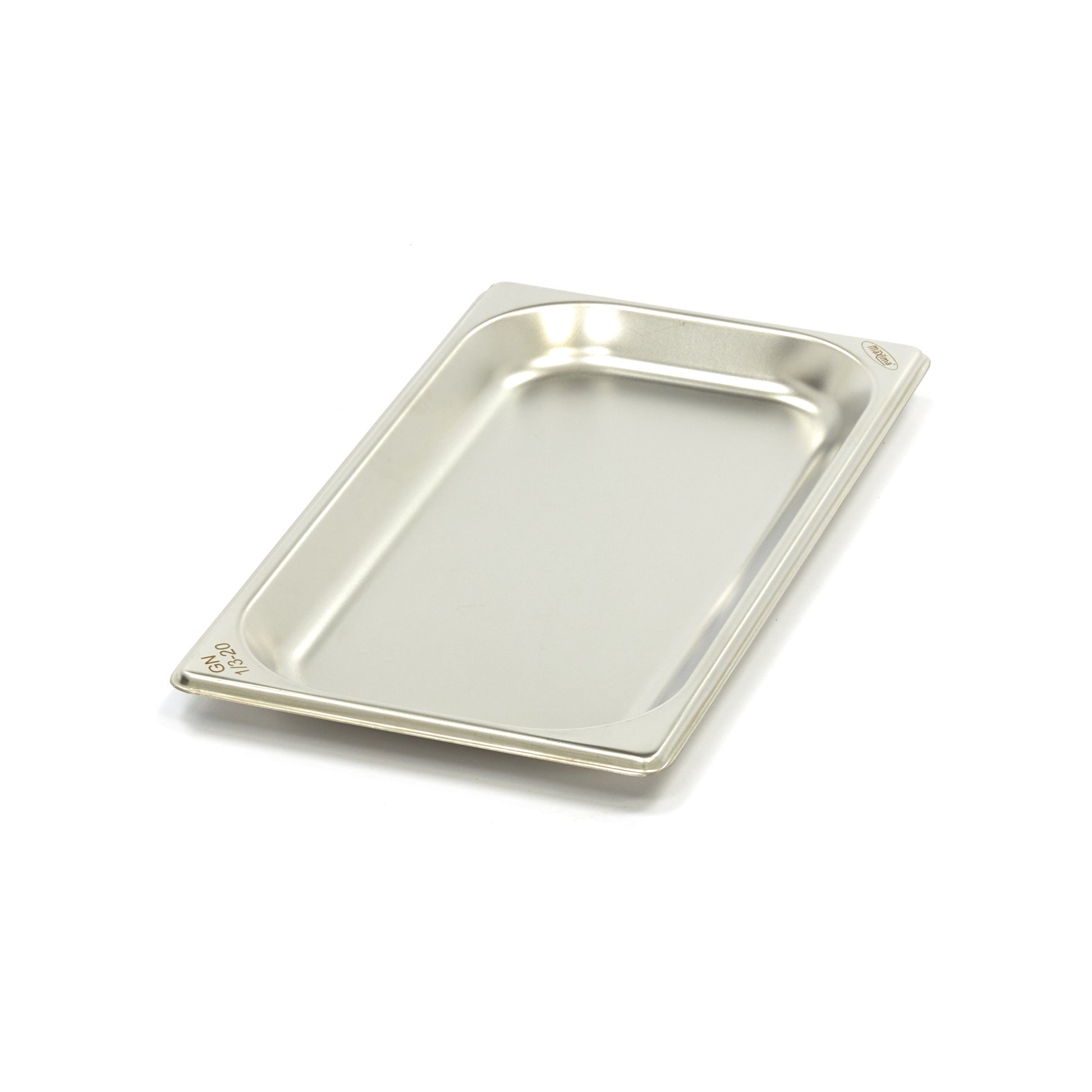Bac gastronorm - 1/3 GN - profondeur 2 cm - acier inoxydable