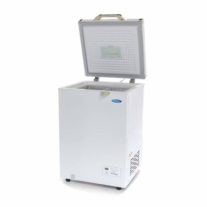 Congélateur coffre - 93 L - 2 roues - compact