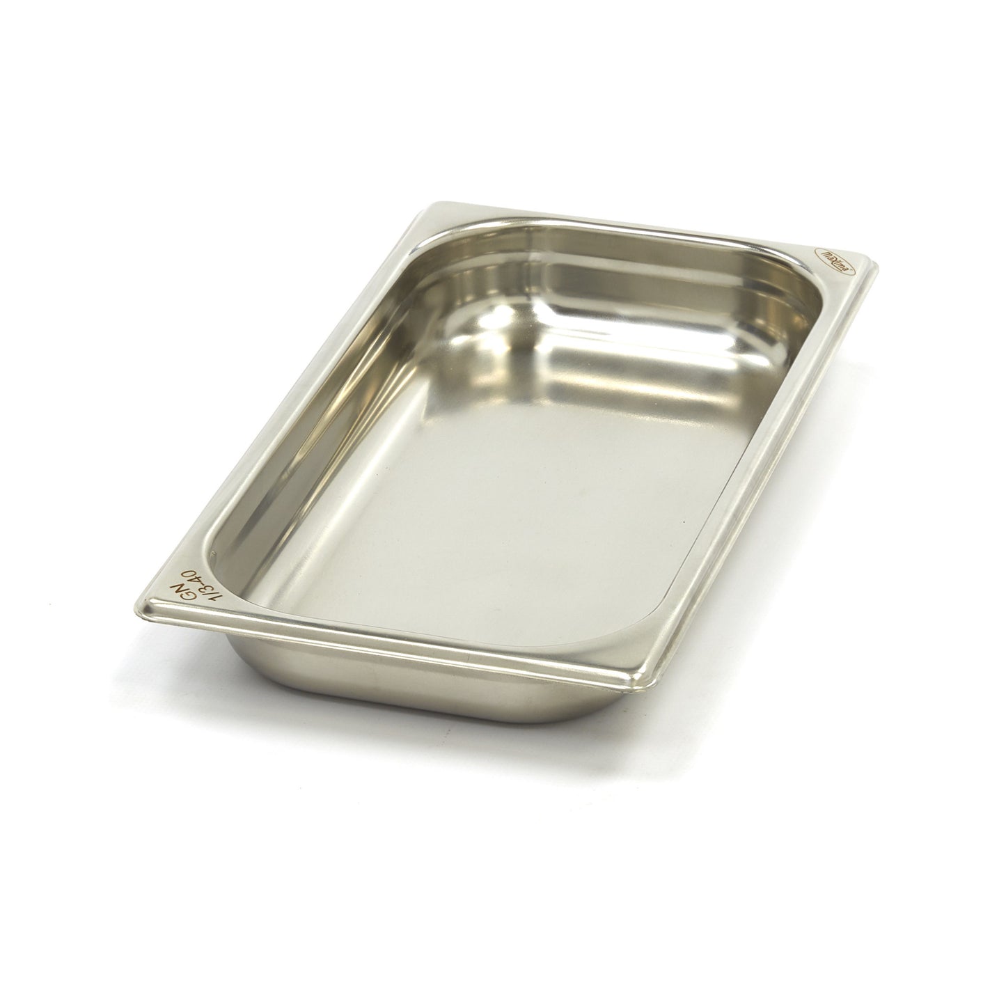 Bac gastronorm - 1/3 GN - profondeur 4 cm - acier inoxydable